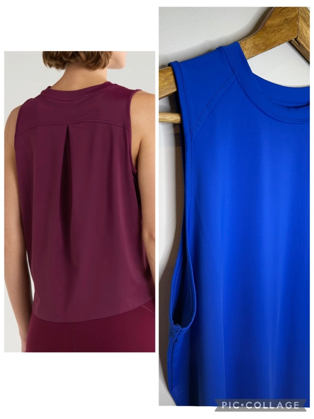 Spanx Active Air Tank in Cerulean Blue Medium NWT
